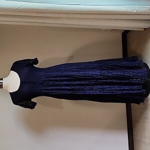 American Angel Tiered Maxi Dress Womens size Small Lace Feminine Demure Fairy